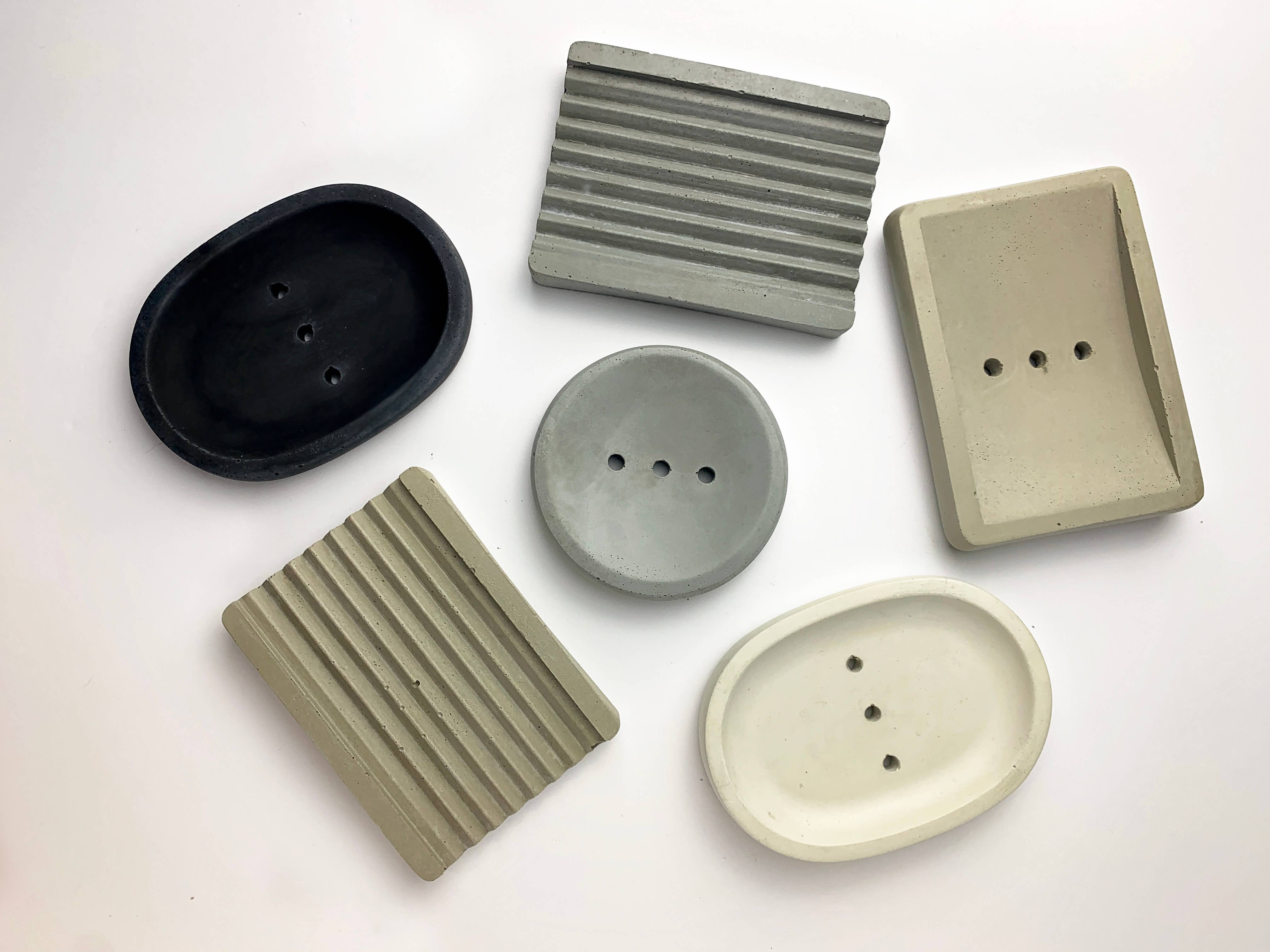 Pine Creek Soapworks - Wholesale Bath Soap Dish - Handmade Concrete Soap Dish