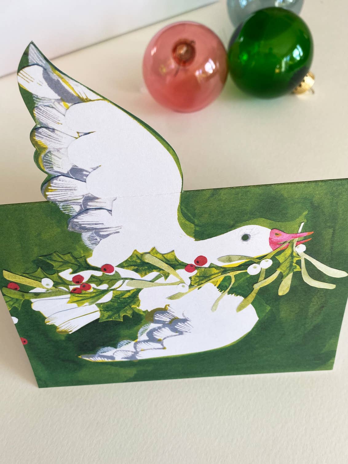Esther Kent Design - Wholesale Christmas Card - Christmas Goose Mantelpiece Card5