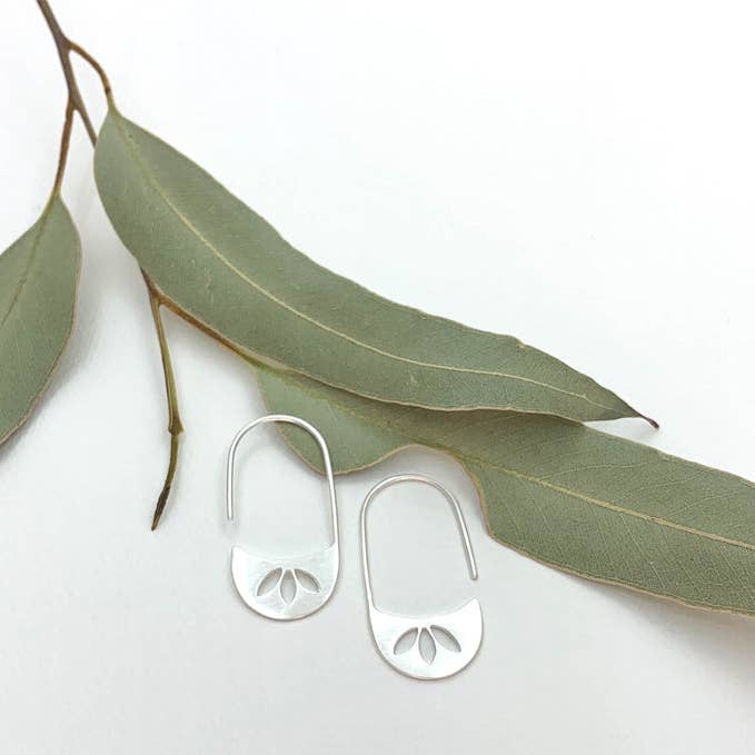 Boucle d'oreille à 3 feuilles (ER84f) pour la vente par via SMiTH