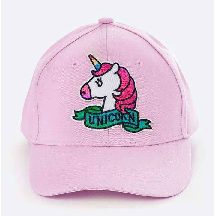 CASQUETTE AVEC PATCH LICORNE BRODÉE TAILLE ENFANT pour la vente par Paperdoll