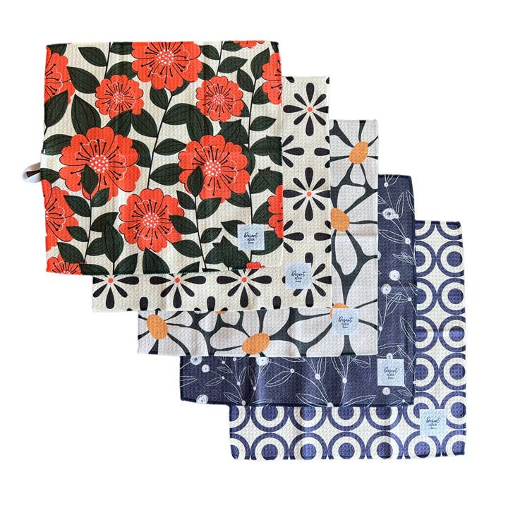 DesertAqua - Wholesale Dishcloth - FAVORITE 5 DISH CLOTH SET