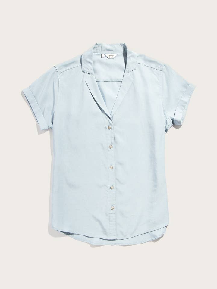 Innes Skjorta / Ljusblå för wholesale av Bridge & Burn