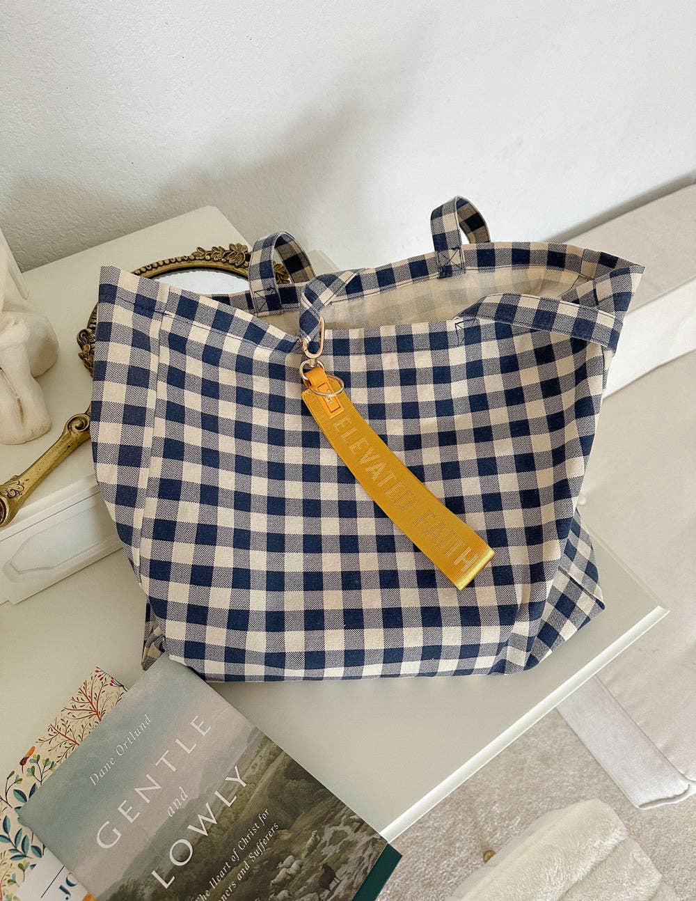 Elevated Faith - Wholesale Keychain - Unisex - Yellow Oversized Logo Keychain1