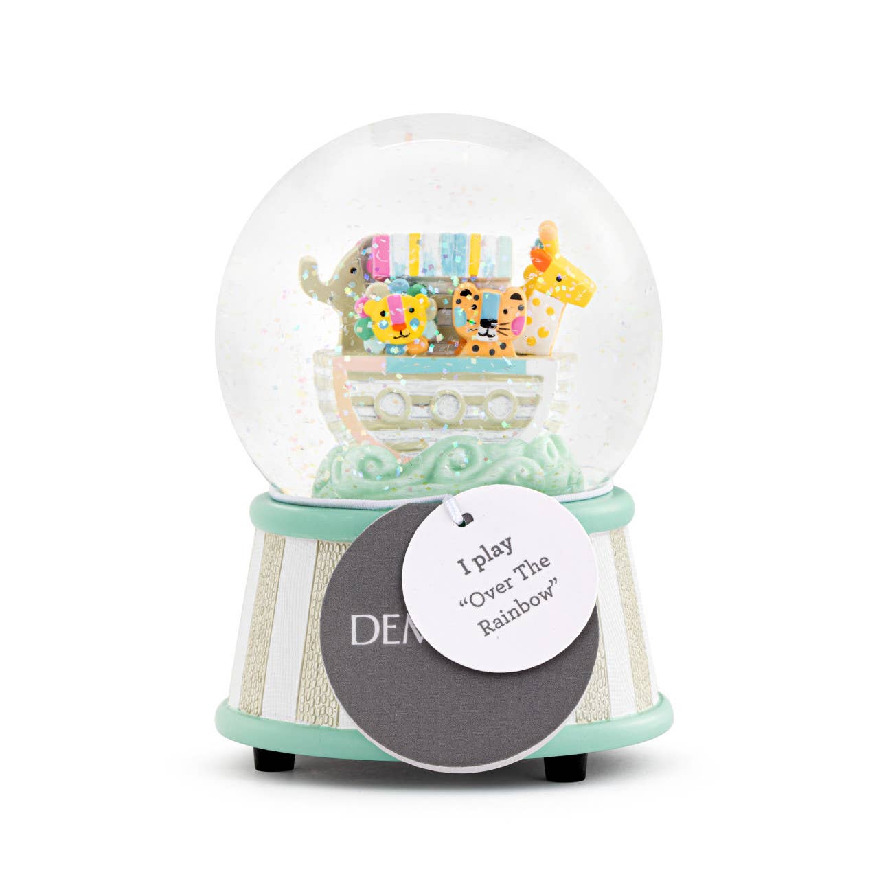DEMDACO - Wholesale Decorative Tabletop Object - Noah's Ark Musical Water Globe - 3x5in3