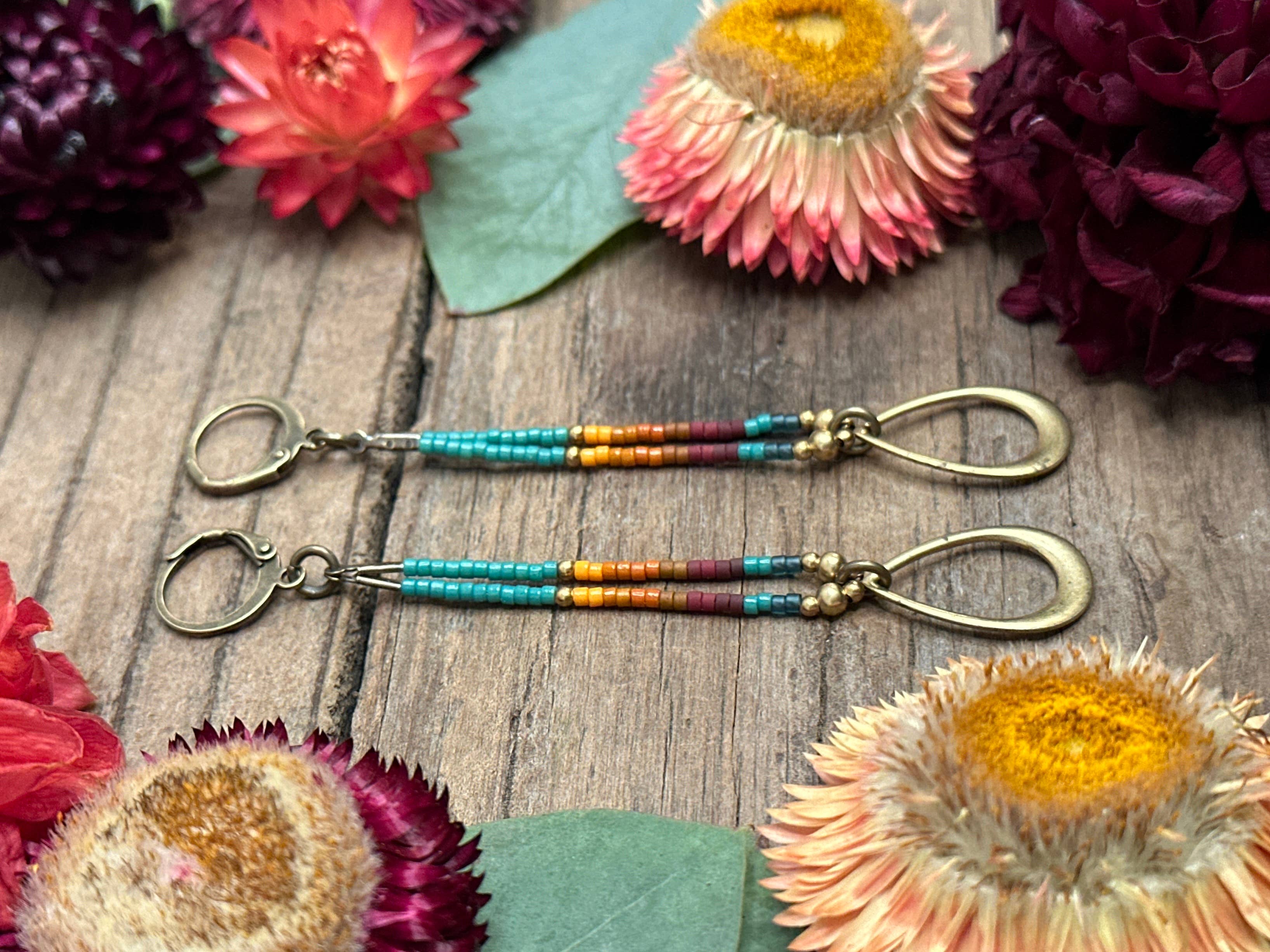 Dancing Willow - Wholesale Dangle Earrings - Harvest Jade Earrings4