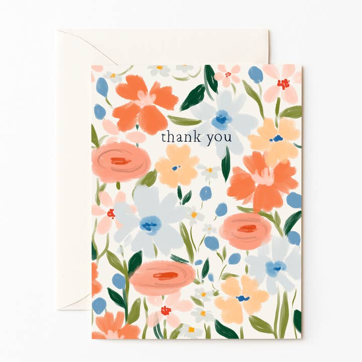 Garden Thank You Card for wholesale by Olive and Lu Paper