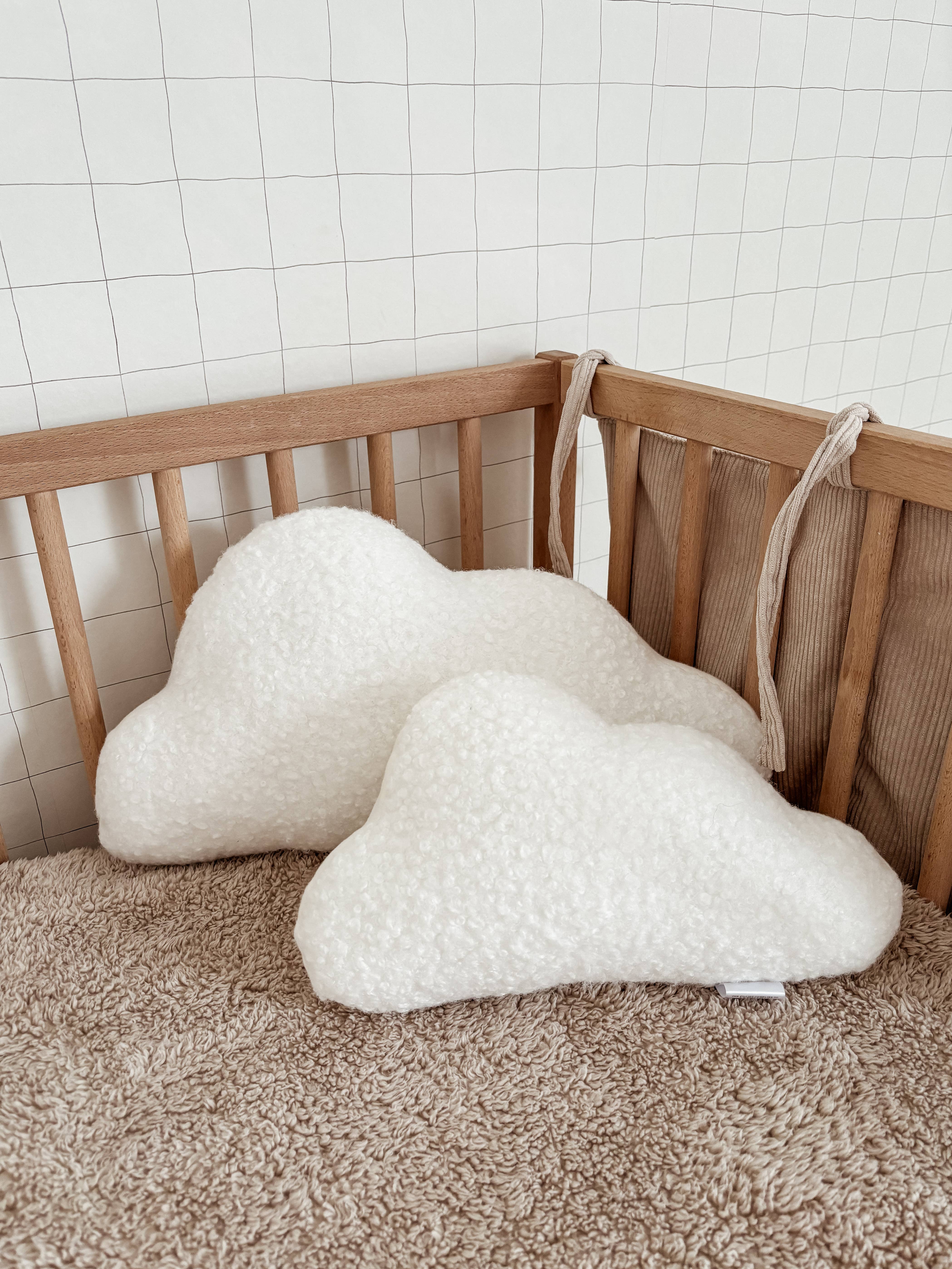 Edie & Joe - Wholesale Pillow/Cushion - Kids & Baby - Boucle Cloud Cushion Set Nursery Decor