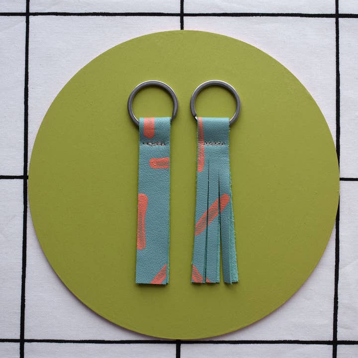 Jemma Marston - Wholesale Keychain - Women's - Hand Painted Leather Keyrings8