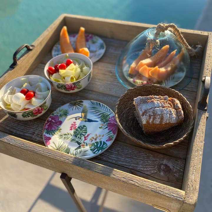 Luxe Lodge - Vendita all'ingrosso Piatto - Piatto dolce bordo Oro3