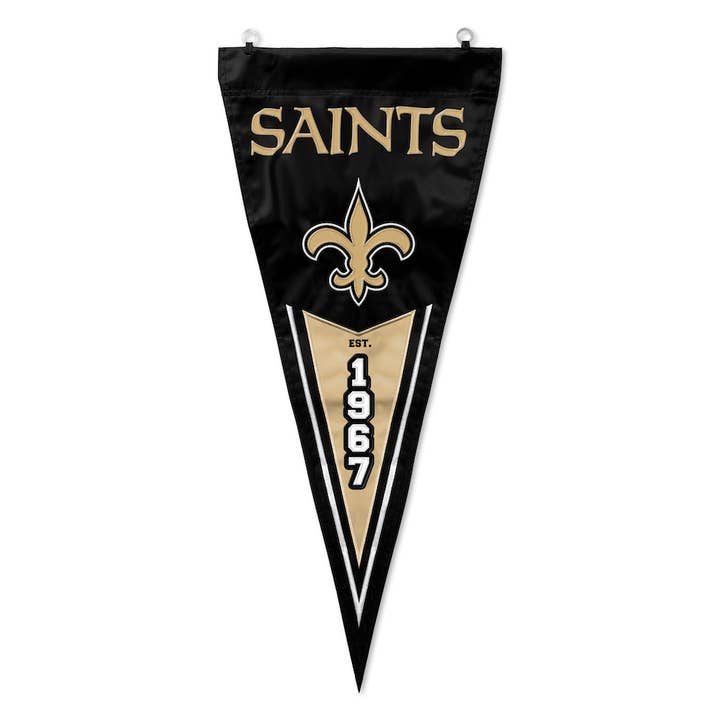New Orleans Saints Vertical Pennant for wholesale by Party Animal, Inc.