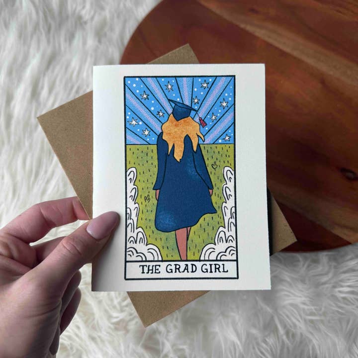 Big Moods - Wholesale Graduation Card - "The Grad Girl" Graduation Card