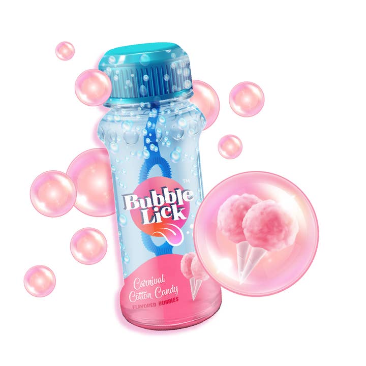 Toysmith - Wholesale Cotton Candy - BubbleLick™ Cotton Candy Bubbles2