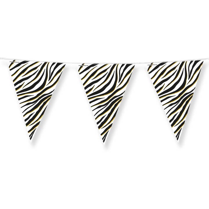 PD Party - Wholesale Bunting/garland - Foil bunting - Zebra