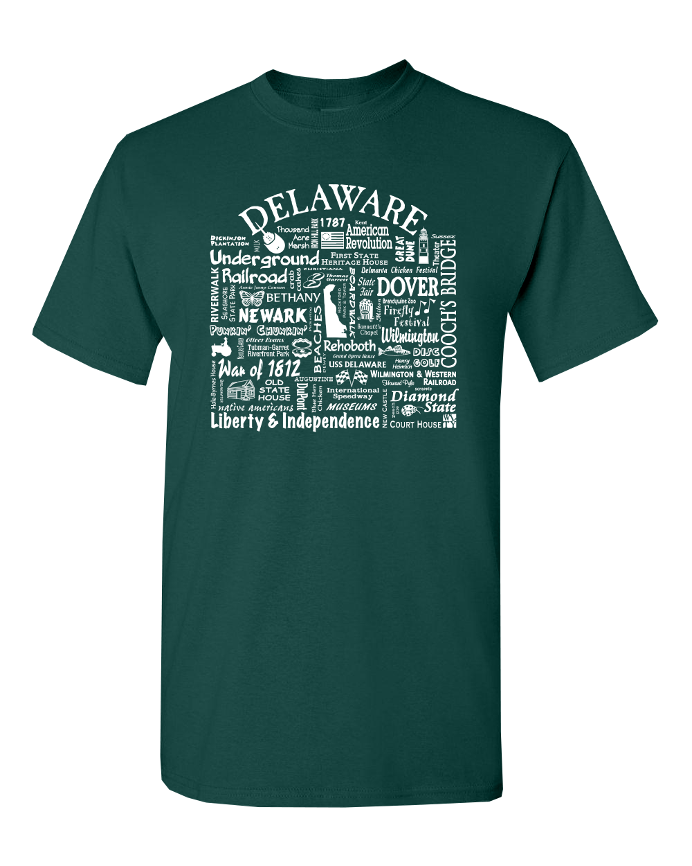 Wholesale Delaware Destination Unisex T-shirt Where Life Takes