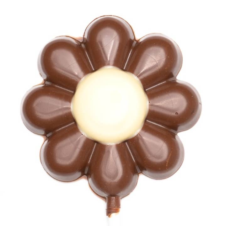 Lollipop flower 20 Grs for wholesale by The Belgian Chocolate Makers