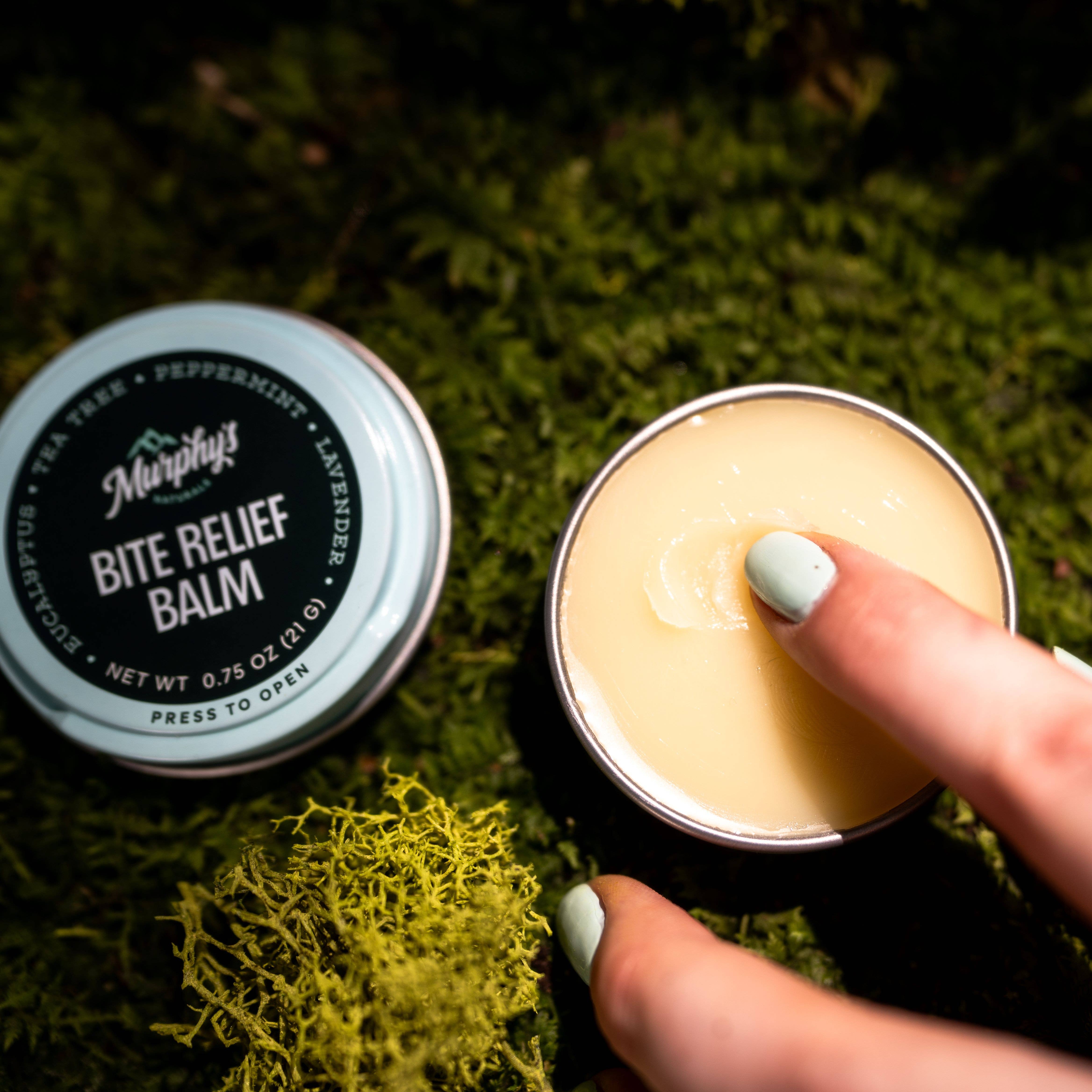 Murphy's Naturals - Wholesale Healing Salve/Balm/Cream - Bite Relief Soothing Balm Tin (0.75oz) - Display of 124