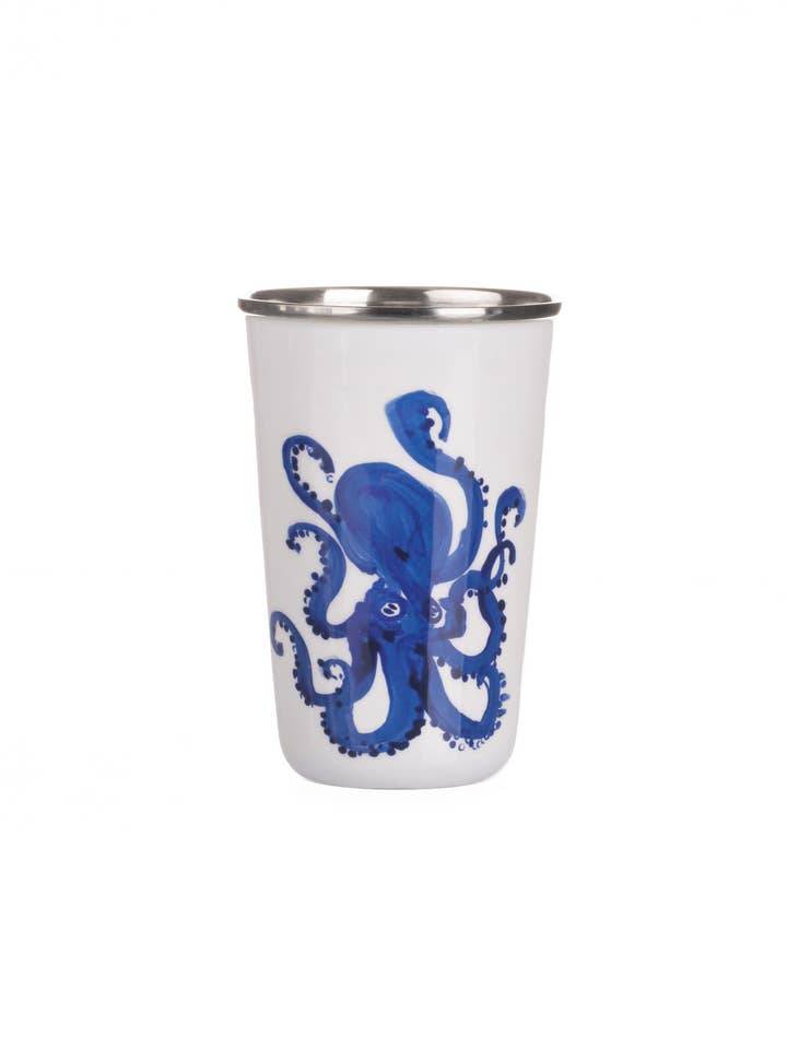 Stainless Steel Octopus Beaker for wholesale by Shoeless Joe Ltd