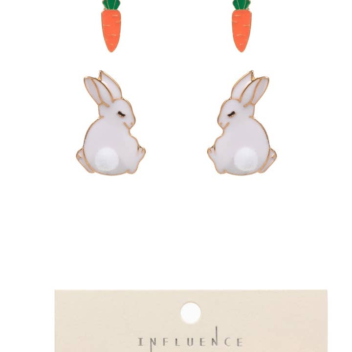 Designature New York – wholesale Smycken – Påskägg med kyckling och pärla 3-set örhängen