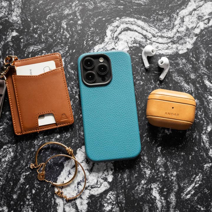 Andar - Wholesale Phone Case - Unisex - The Aspen Full Grain Leather iPhone Phone Case with MagSafe128