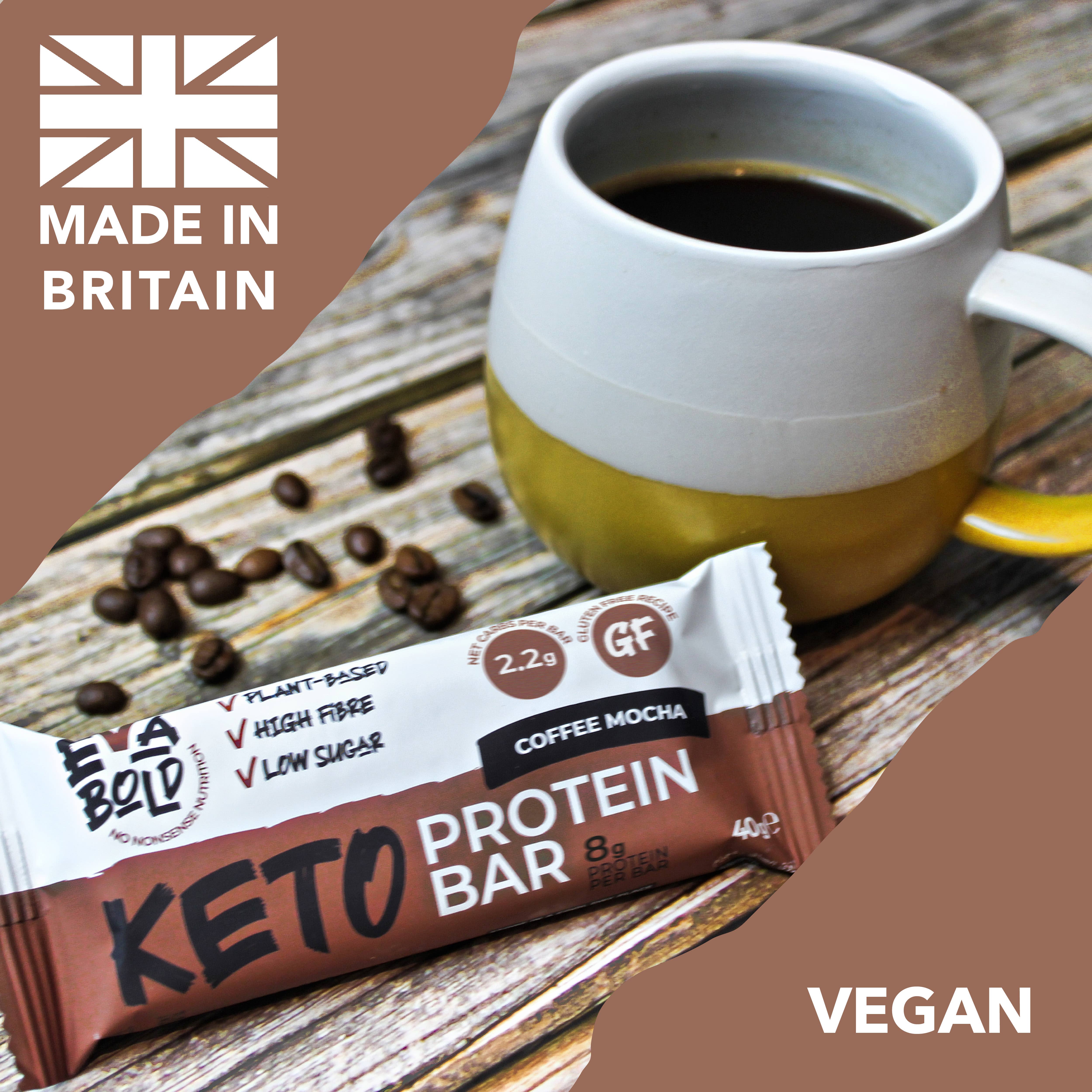 Eva Bold - Wholesale Snack Bar - Coffee Mocha Keto Protein Bars (X12)4