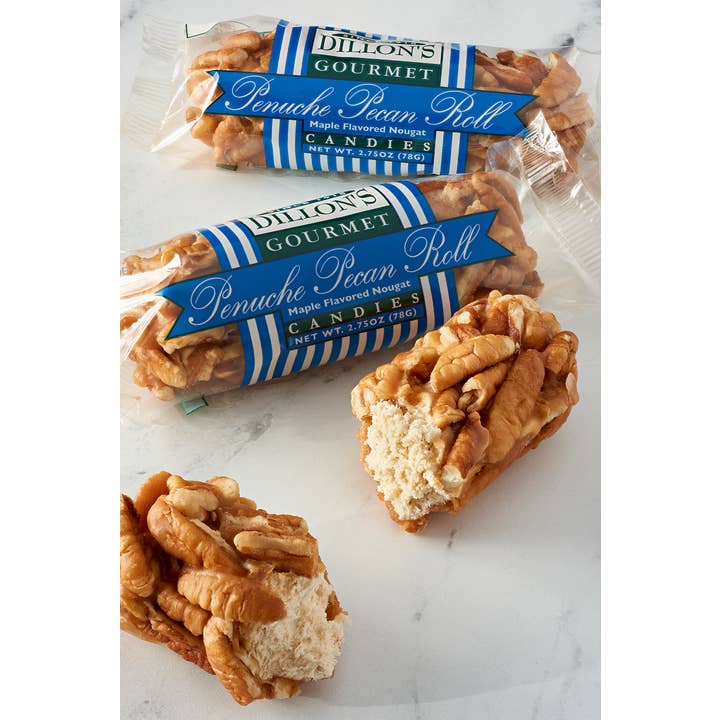 Dillon Candy Company - Wholesale Nougat - Roll, Penuche Pecan Log, 2.75 oz.2