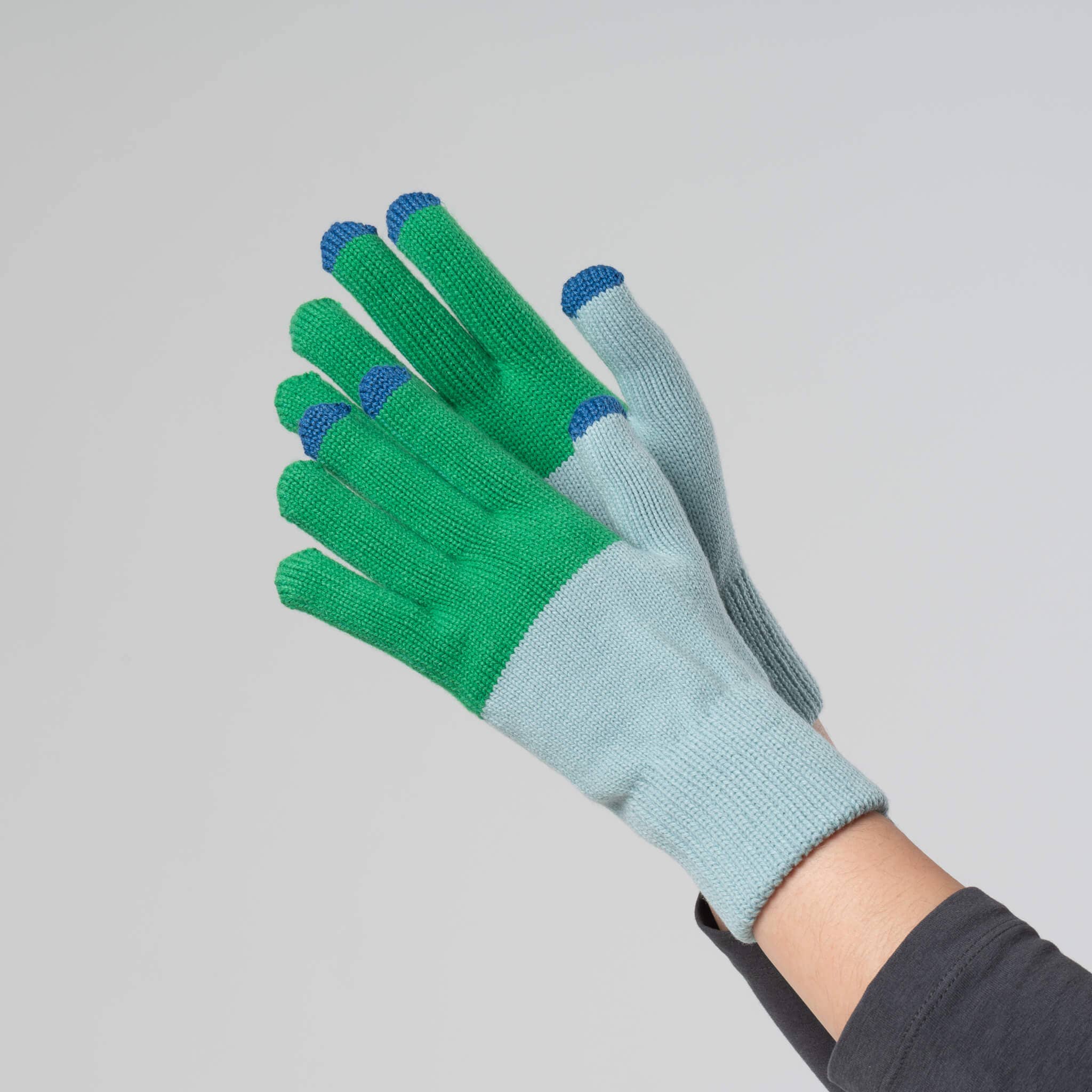 VERLOOP | knits - Wholesale Handschoenen - Dames - Kleurblok Brei Touchscreen Handschoenen46