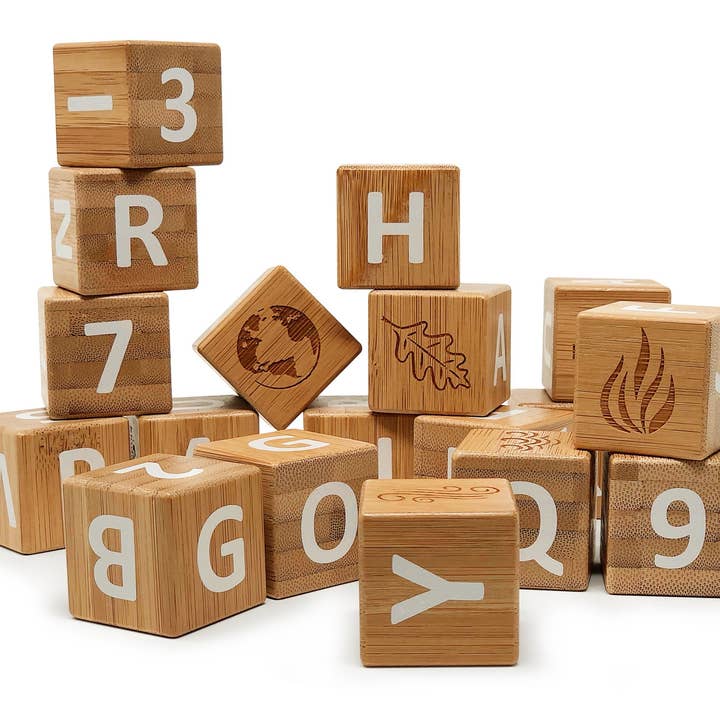 ABC Blocks for wholesale by Kinderfeets, INC.