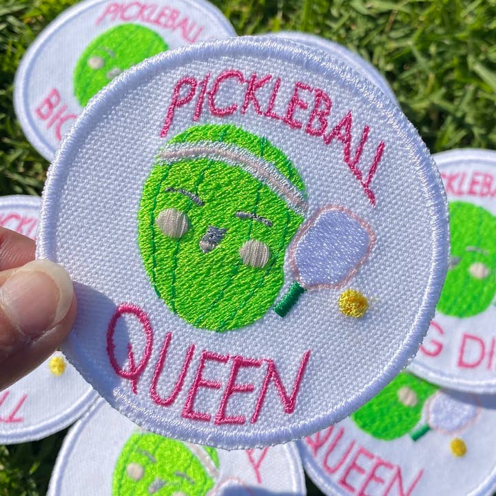 Screaming Pickles Gifts - Wholesale Patch - Handmade Pickle Ball Patches4
