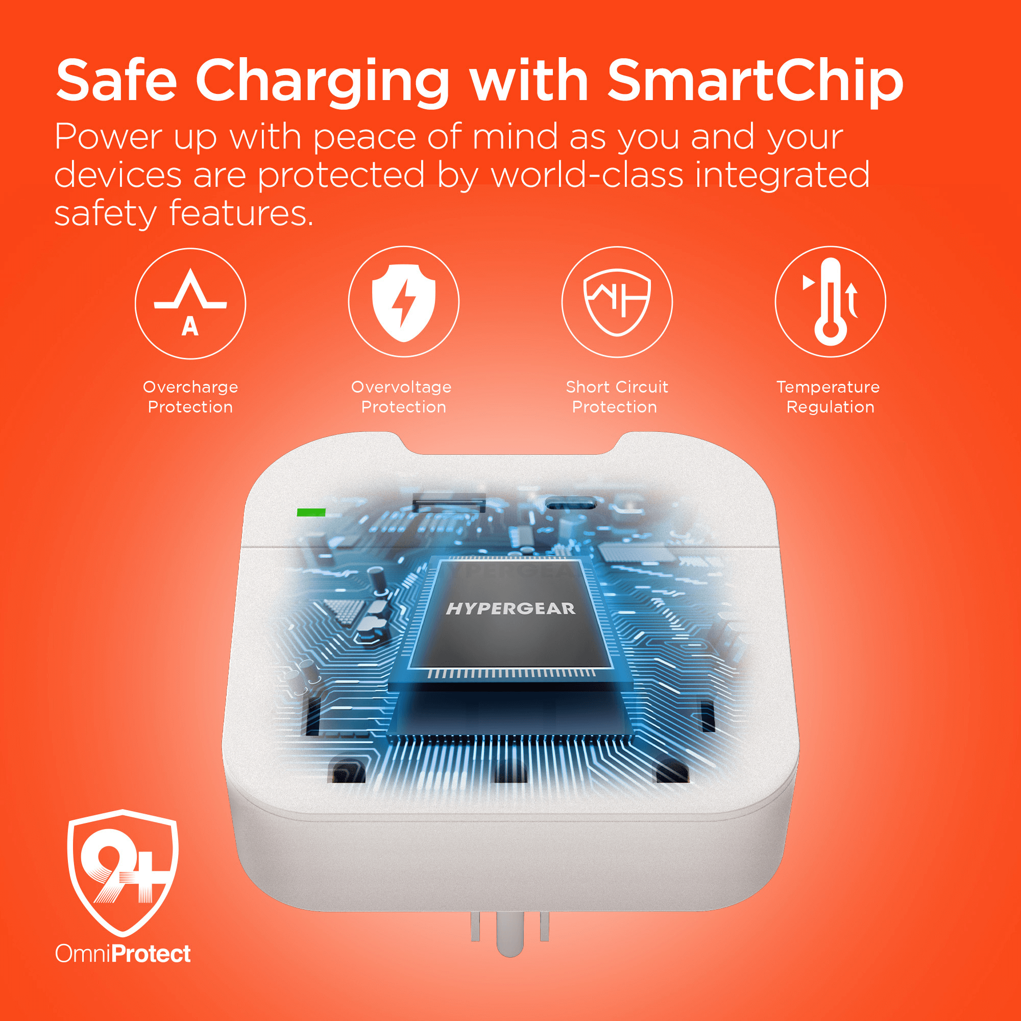 JupiterGear Home - Venta al por mayor Adaptador de corriente - Ladrón de Pared HyperGear con 3 Enchufes5