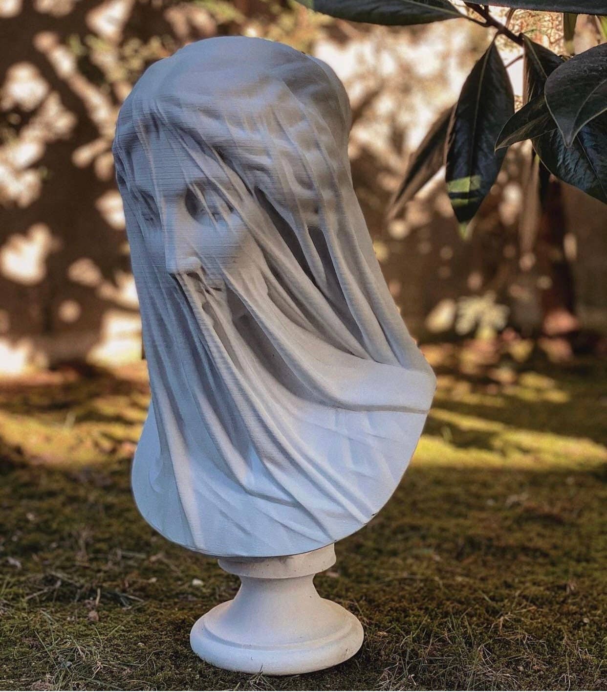 RomaArtSculptures – Großhandel Skulptur – Statue der verschleierten Dame 22 Zoll2