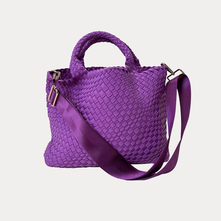 AHDORNED - Wholesale Tote Bag - Women's - Lily Woven Neoprene Tote with Pouch72