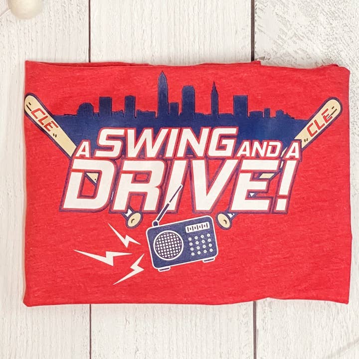 A Swing and a Drive Unisex Tee for wholesale by Mistakes on The Lake