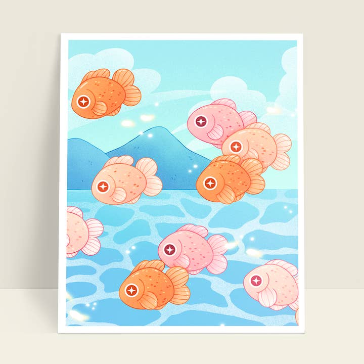 Impresión artística 8x10 Océano de Mañanas para venta al por mayor de Arcasian