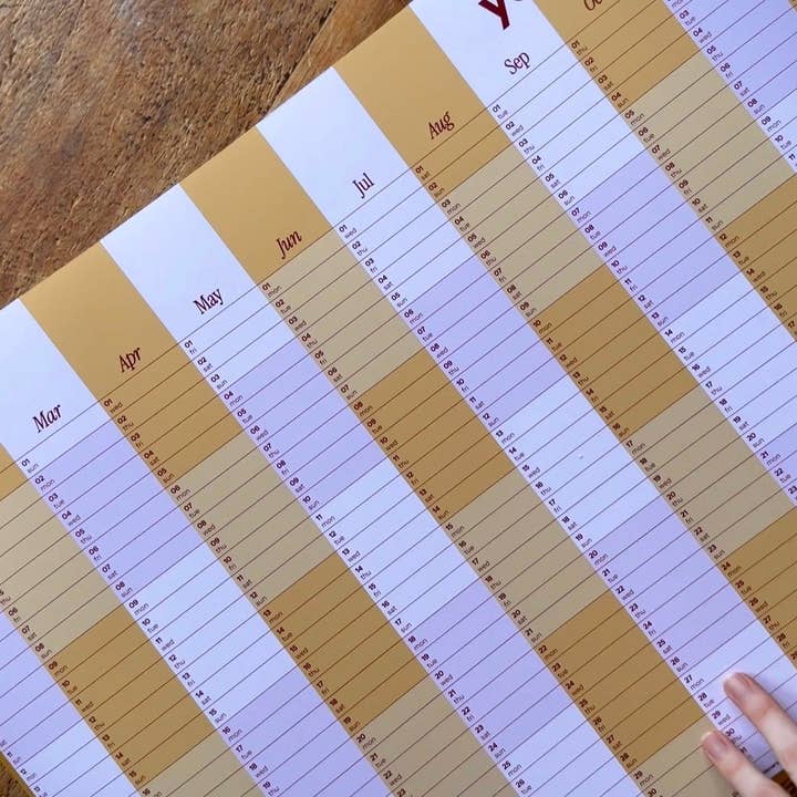Daymaker Stationery - Wholesale Planner - 2026 Year Planner 'Lilac & Ochre'4