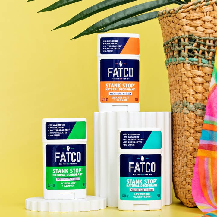 FATCO - Wholesale Deodorant - Uniseks - Stank Stop, Stick, Rozemarijn+Citroen - 1,7 oz3