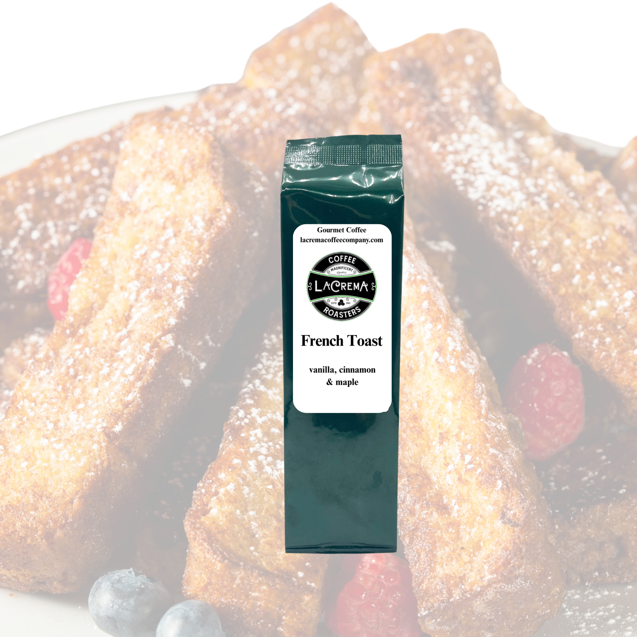 La Crema Coffee Company - Wholesale Ground Coffee - French Toast Perfect Pot 1.5 oz  0