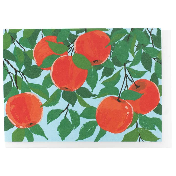 Apple Tree Note Card for wholesale by Smudge Ink