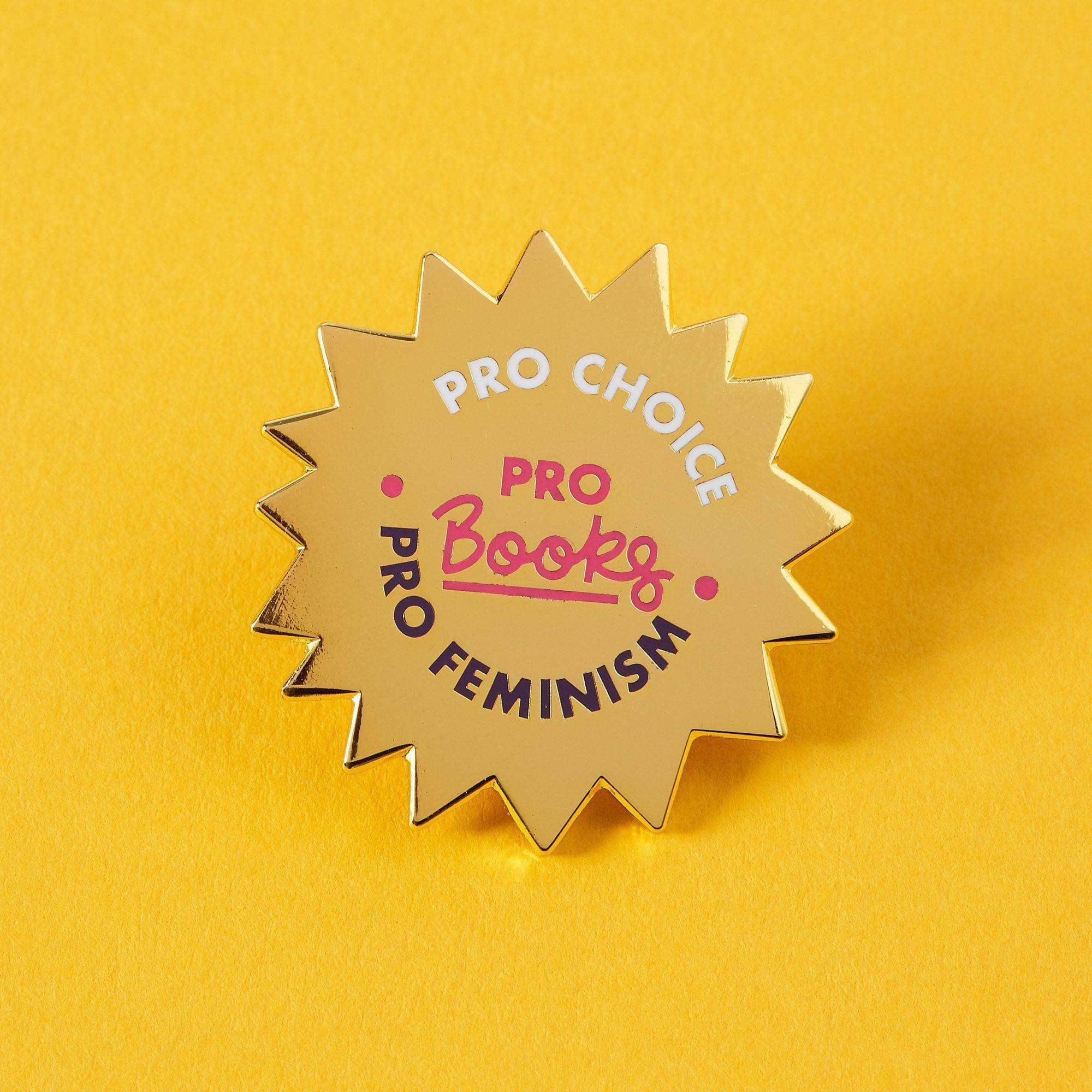 Punky Pins - Vente Épinglettes/boutons - Épinglette Pro Choice, Pro Books, Pro Feminism3