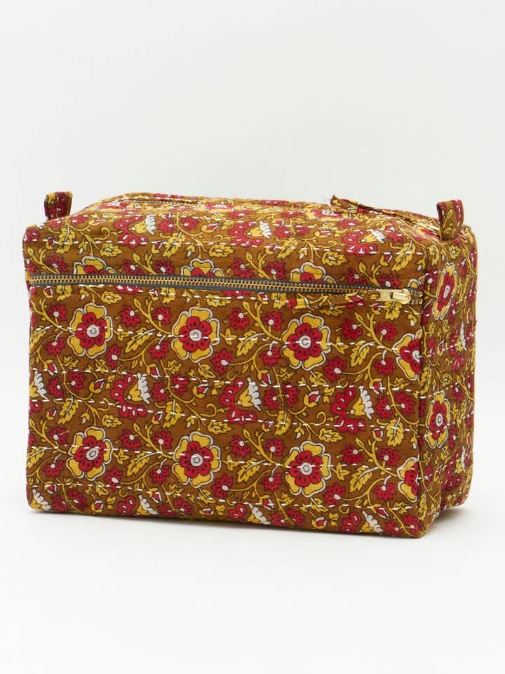 Kantha Large Toiletry Bag - No. 240835 for wholesale by Anchal