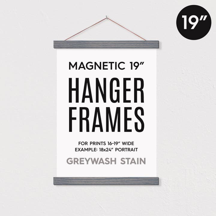 Hanger Frames - Wholesale Fotolijst - 19" magnetisch posterhanger frame™ voor 18x24" portretprints2