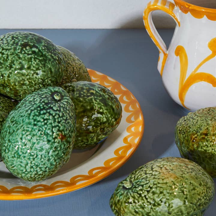 Glazed ceramic replica avocado and other Purchase Wholesale aguacate. Free Returns & Net 60 Terms on Faire trending on Faire.