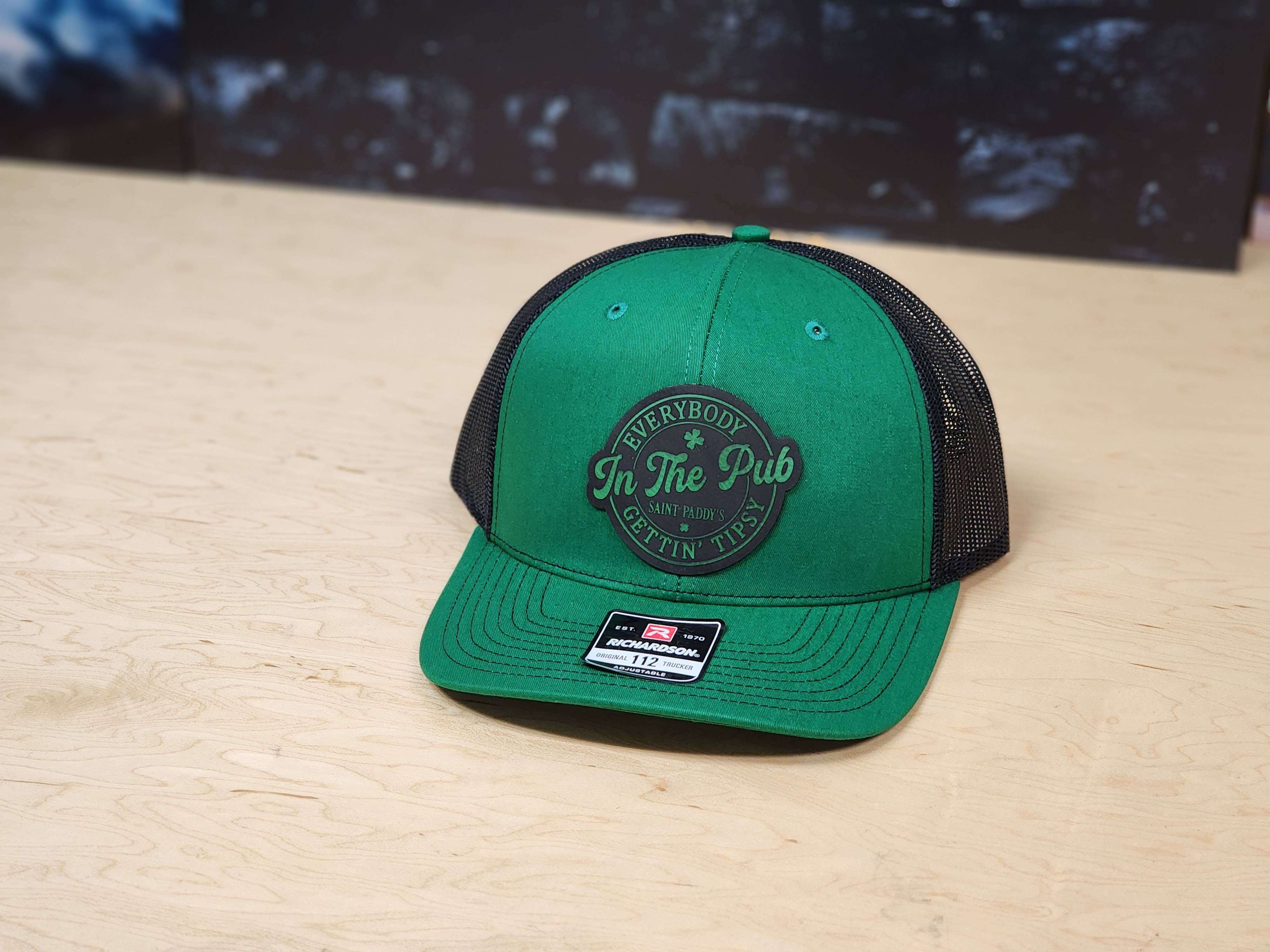 Knot Creatives - Wholesale Trucker hat – Unisex - Saint Paddy's Day Mesh Baseball Cap - Green