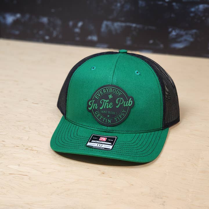 Knot Creatives - Wholesale Trucker hat – Unisex - Saint Paddy's Day Mesh Baseball Cap - Green0