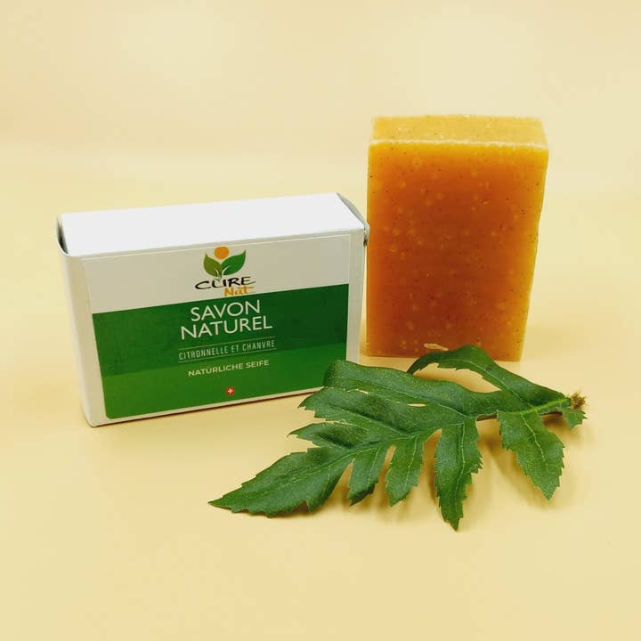 Lemongrass and Hemp Soap for wholesale by CureNat