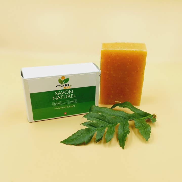 Lemongrass and Hemp Soap for wholesale by CureNat