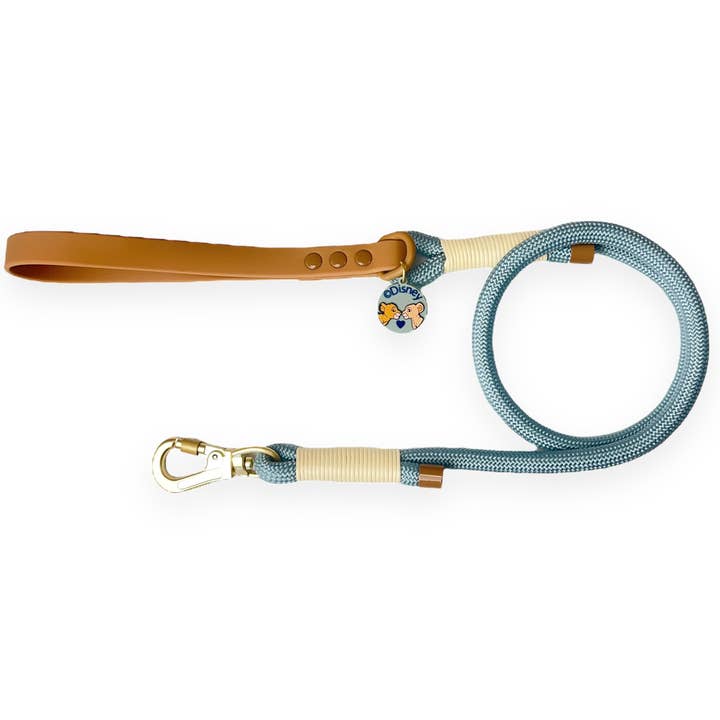 Disney© 4ft Rope Lead - Lion Friends - Sage and Mustard for wholesale by Pawsome Paws