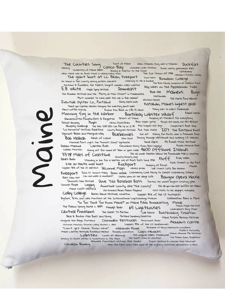 Maine Pride Pillow Cover for wholesale by TownieSwag