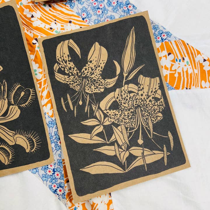 Needlebone, LLC - Wholesale Postcard Set - NC Native Plant Pen Pal Cards2