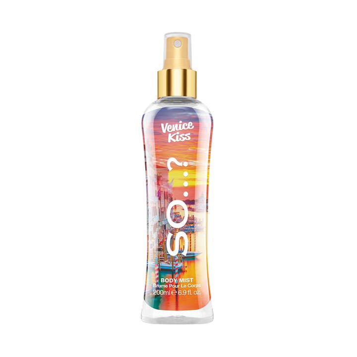 Body mist 200 ml - SO…? Escapes - Venice Kiss for engroshandel hos BEAUTY FOULE DIFFUSION