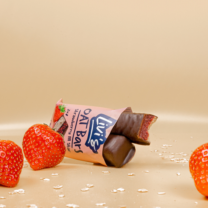 Livi's - Vente Barres de céréales - Barre d'avoine aux fraises et chocolat noir biologique Livi's2